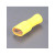 Fully insulated receptacles Fully insulated receptacle - Yellow 6.3mm (Pk x 100)