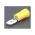 Push-on male blade terminals Push-on male blade terminal - Yellow 6.3mm (Pk x 100)