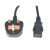 UK Plug 5A to IEC C13 2m Black UK Plug 5A to IEC C13 2M Black