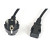 SCHUKO plug to IEC socket cordset Schuko Plug to 2M C13 IEC Socket