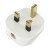 13A Mains Plugs Black 13A plug (fitted 13A fuse)