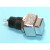 Square latching Push Switch SCI R13-83B Series Chrome effect latching push switch