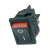 Visi rocker switches - SCI DPST Visi on Rocker Switch Red