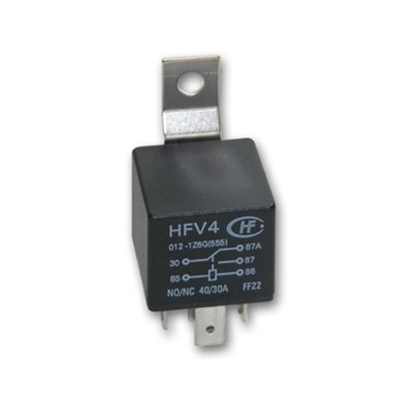 Hongfa Automotive Relays HFV4 - SPCO 40A Hongfa HFV4 Relay 40A 6VDC HFV40061Z6G555