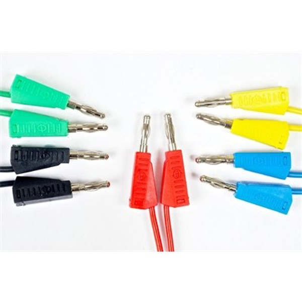 Stackable Test Leads - 4mm 4mm Stackable Lead Yellow - 50cm