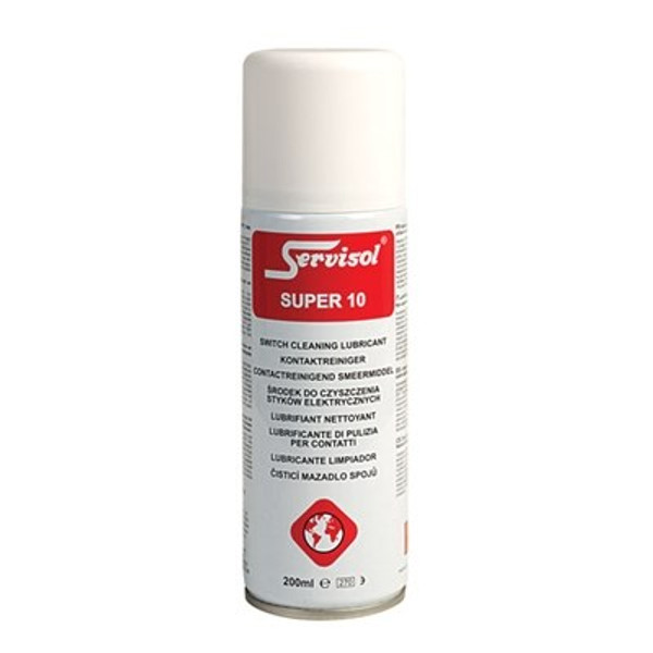 Servisol 6100001300 Super 10 Switch Cleaner 200ml Super 10 Switch Cleaner 6100001300