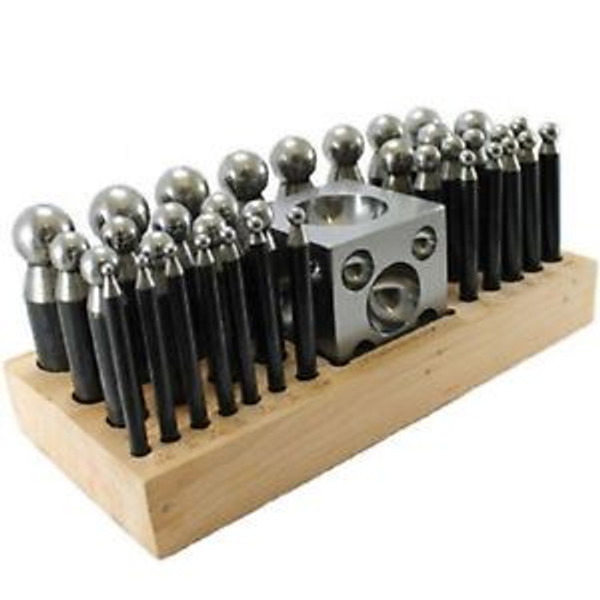 Doming Block And Punch Set 37 Piece