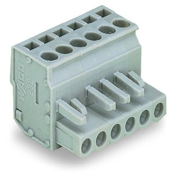 WAGO 232-206/026-000 Female Connector 6 Way 232-206/026-000 6 Way Angled Female Connector