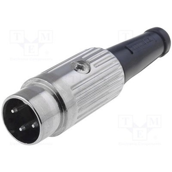 Deltron 610 series DIN Plugs 5 pin 180° DIN plug 610-0500