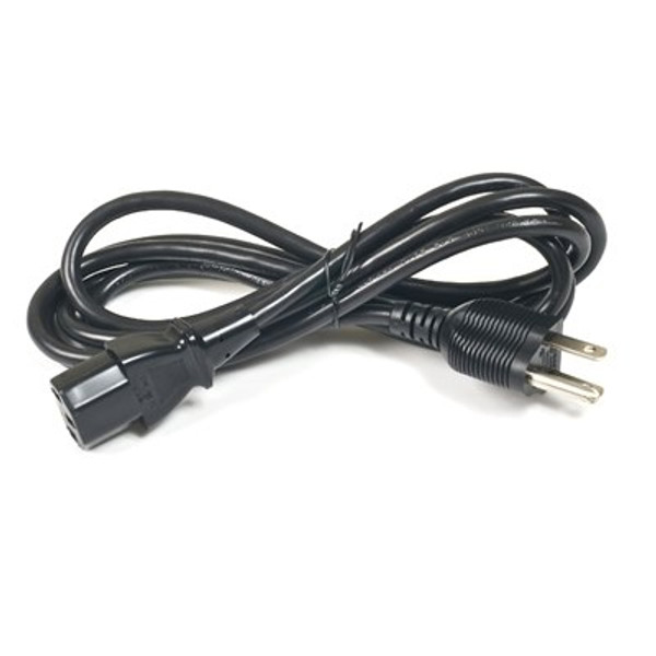 US 3 pin plug to IEC socket cordset 2m cordset. USA 3 pin power plug to str. IEC socket.