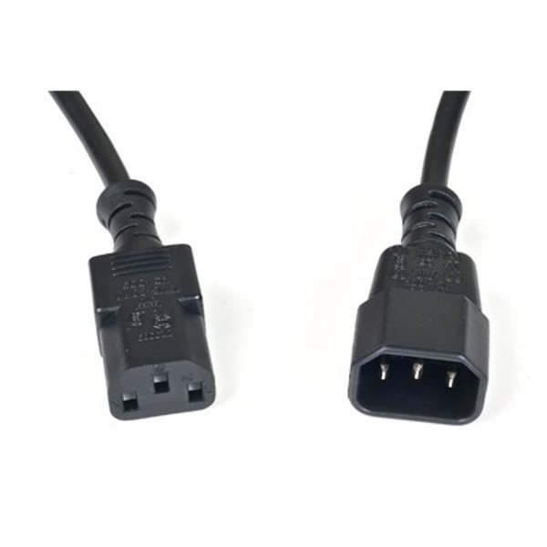 IEC to CEE22 cordset Moulded 2m cord set IEC socket/IEC plug.