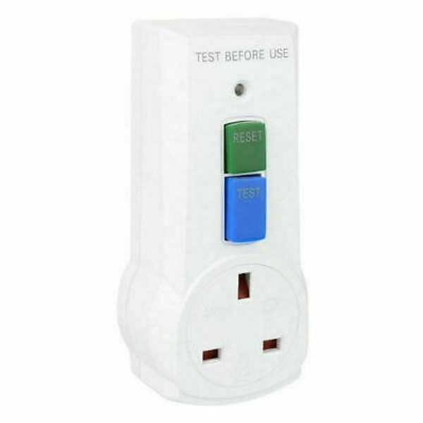 Power Safety Cut-out (RCD) Power Safety Cut-Out 13A RCD adaptor