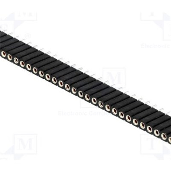 E-Tec 2.54mm Turned Pin Sockets 36+36 way Turned Pin SIL Socket BL2-072-G700-95