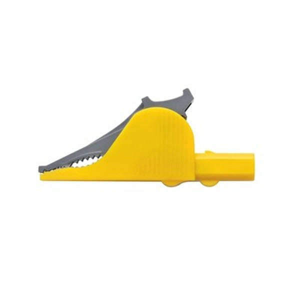 Schtzinger SAK6675 Safety Croc Clip 1000V CAT III Safety crocodile clip - 92mm Yellow