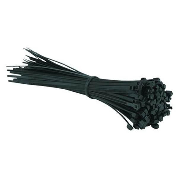 Cable Ties - Black 200mm x 2.5mm BLACK Cable Tie (pack x 100)