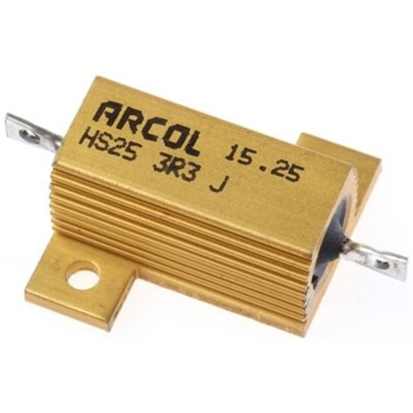 Arcol HS25 Series Aluminium Clad Power Resistor 0.47R 25W Aluminium Power ResistorHS25-0.47R