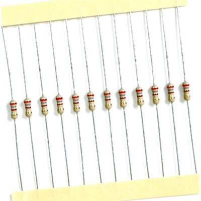 CR25 CF resistors (0.25W) - Pack 1000 PK 1000 CR25 Resistor 4R7