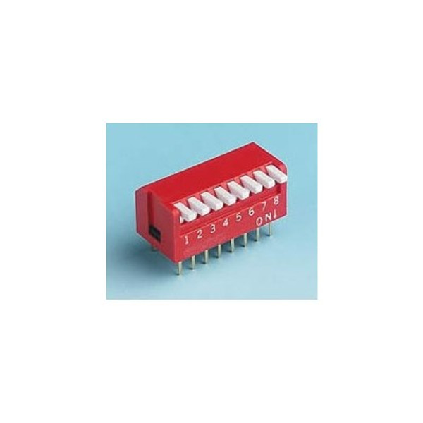 Piano DIL Switches - Diptronics DPL series Piano DIL switch 6 way DPL06V