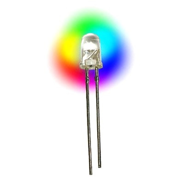 Tek Opto 5mm Rainbow Cycling LEDs 5mm Diffused Rainbow LED JPRTB5132A