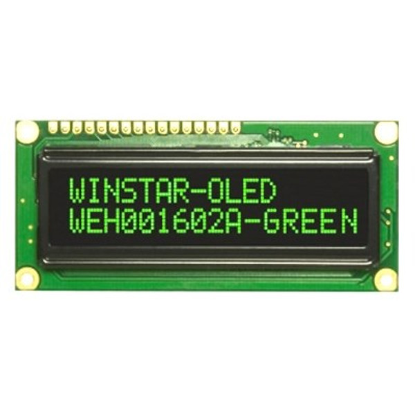 Winstar 16 x 2 OLED Displays OLED Display 16 x 2 Red/black