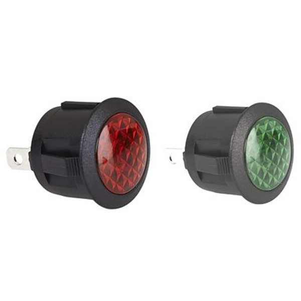 12V Panel Indicators ABRR Series 12V Red 23mm panel indicator ABRR027