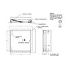 22" x 36" Fire-Rated Uninsulated Access Door with Flange for Drywall Best Access Doors Canada