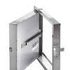 22" x 36 Fire-Rated Insulated Access Door with Flange - Stainless Steel Best Access Doors Canada