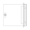 8" x 8" Medium Security Access Door - Drywall Bead Flange Best Access Doors Canada