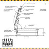 30" x 36" Domed Roof Hatch - Galvanized Steel Best Access Doors Canada