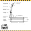 30" x 36" Galvanized Smoke Vent - Single Leaf Best Access Doors Canada