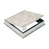 42" x 42" Hinged Floor Hatch Recessed 1" for Ceramic Tile Best Access Doors Canada