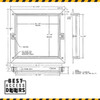 24" x 24" Removable Floor Hatch Recessed 1" for Ceramic Tile Best Access Doors Canada