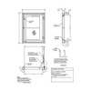 36" x 48" Watertight Floor Hatch Cast In Place 300lb/sqft Best Access Doors Canada