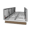 72" x 72" Quad Door LightMAX Smoke Vent - Steel & Aluminum Best Access Doors Canada