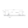 16" x 16" Aluminum Recessed 5/8" Panel with Hidden Flange Best Access Doors Canada