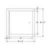 8" x 8" Fire Rated Insulated Access Panel Best Access Doors Canada