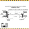 22" x 22" Fire-Rated Access Panel Insulated - Mud In Flange Best Access Doors Canada