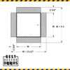 22" x 22" Fire-Rated Access Panel Insulated - Plaster Flange Best Access Doors Canada