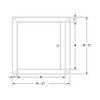 22" x 36" Fire Rated Insulated Access Panel Upward Opening Best Access Doors Canada