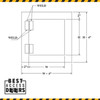 12" x 12" High Security Access Panel Best Access Doors Canada