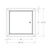 8" x 12" Universal Access Panel Best Access Doors Canada