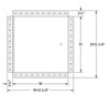 22" x 36"- Fire-Rated Insulated Access Door with Drywall Flange Best Access Doors Canada