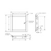 20" x 20" Universal Flush Economy Access Door with Flange Best Access Doors Canada