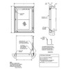 24" x 24" Watertight Floor Door - Cast in Place - 300 lbs / sq ft Loading Best Access Doors Canada