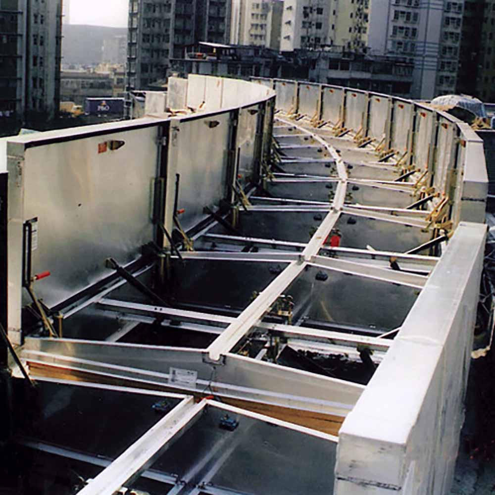 60 x 72 Aluminum Cover with Galvanized Curb Automatic Double Leaf Smoke Vent Best Access Doors Canada