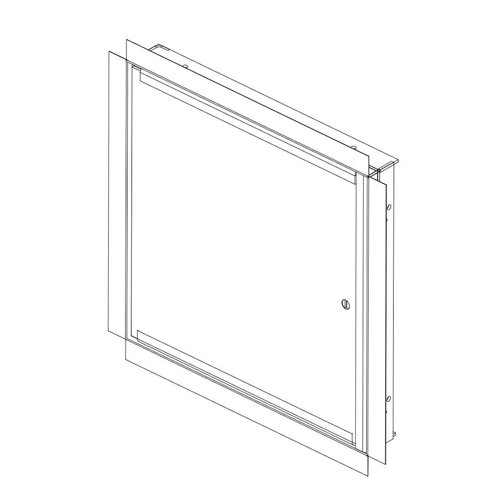 12" x 18" Medium Security Access Door Drywall Bead Flange