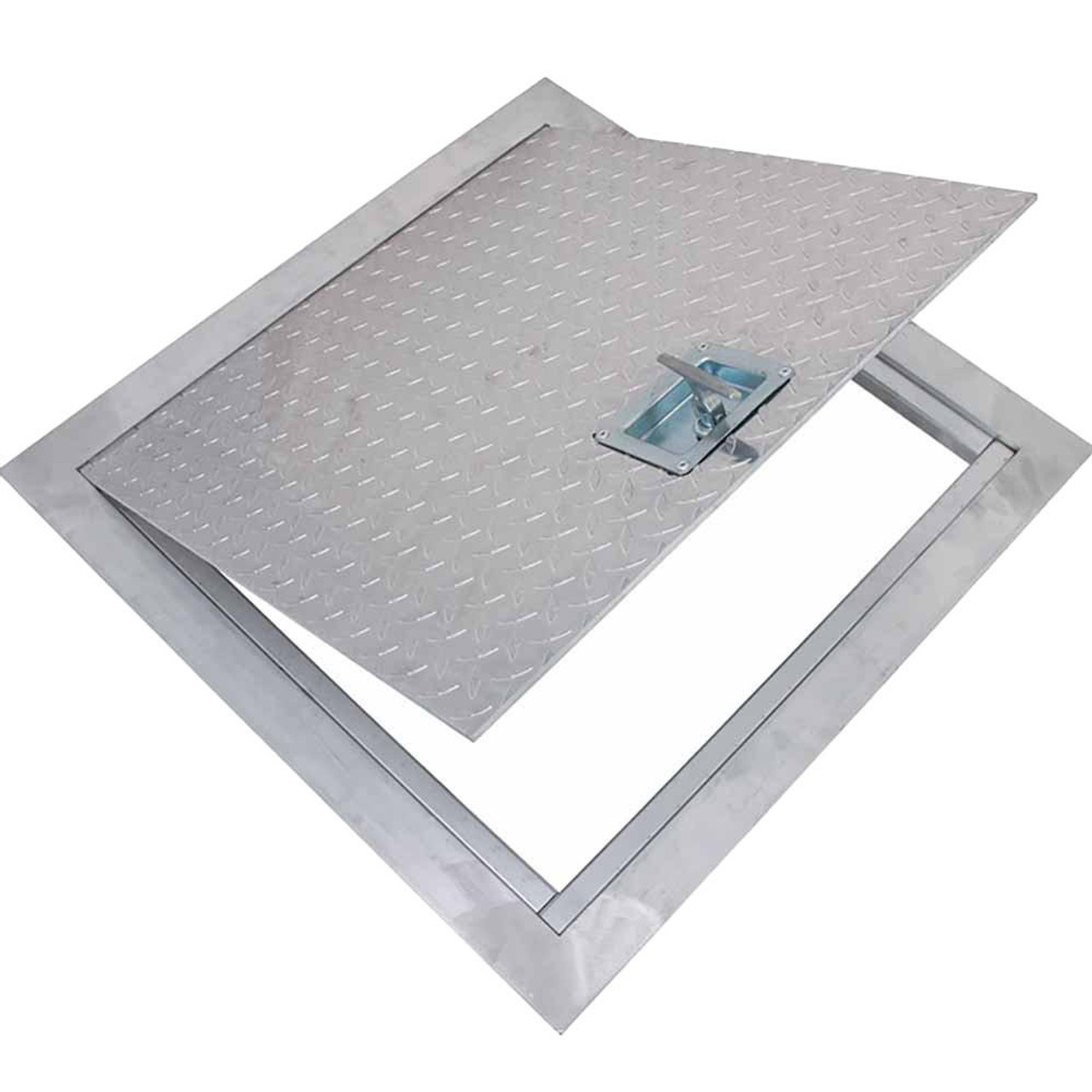 Flush Aluminum Floor Hatch 24