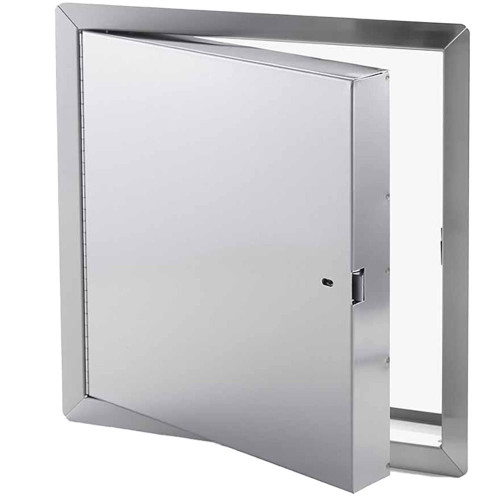 16 x 16 Fire-Rated Insulated Access Door with Flange - Stainless Steel Best Access Doors Canada