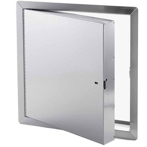 22" x 22 Fire-Rated Insulated Access Door with Flange - Stainless Steel Best Access Doors Canada