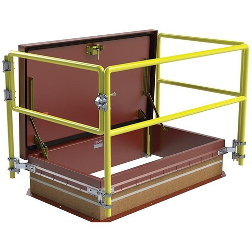 30 x 54 Ship Stair Access Roof Hatch Railing System Best Access Doors Canada